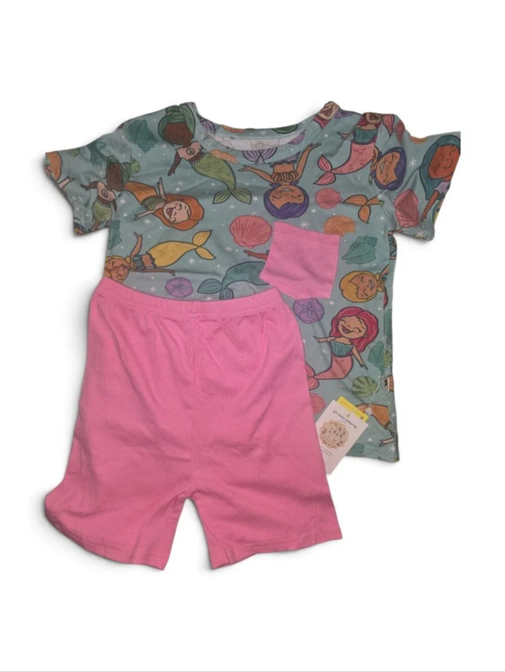 Mermaid Pocket Tee & Shorts
